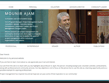 Tablet Screenshot of mounirajam.com